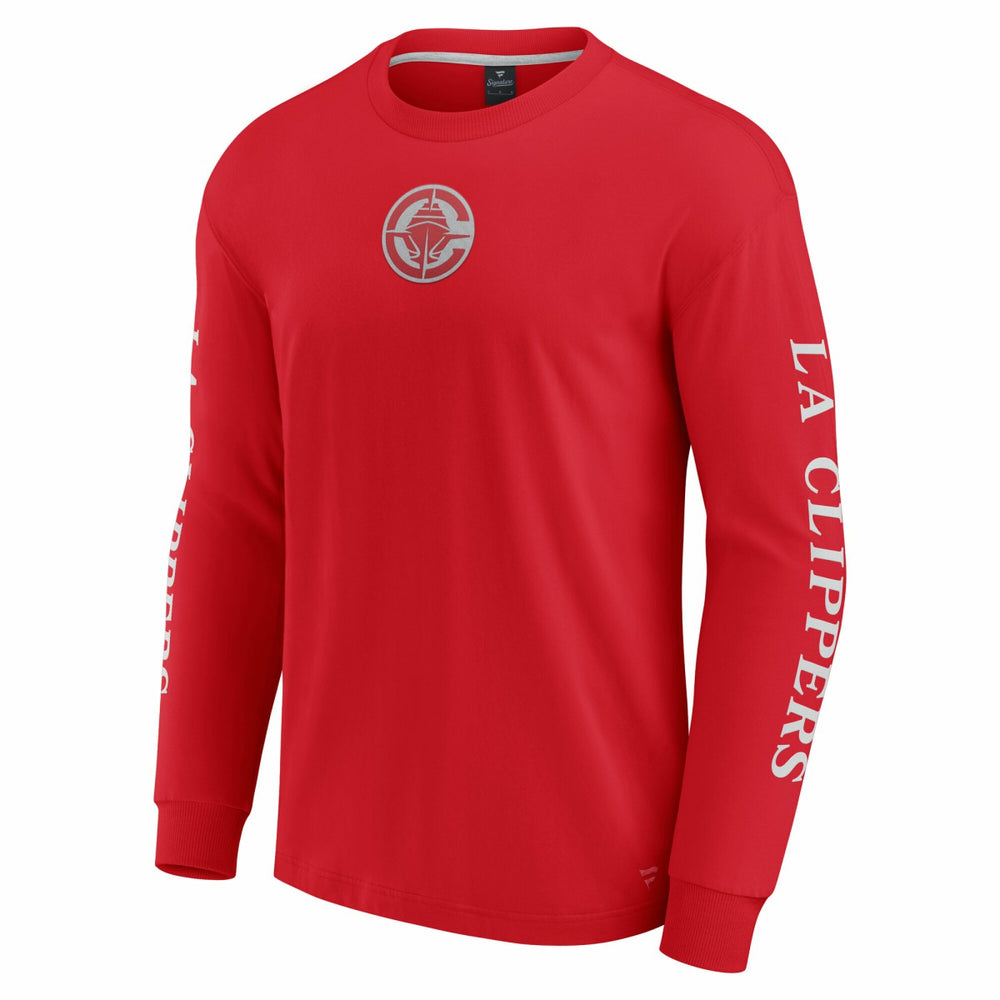 LA Clippers Elements Strive Long Sleeve T-Shirt  Red | Fanatics for sale