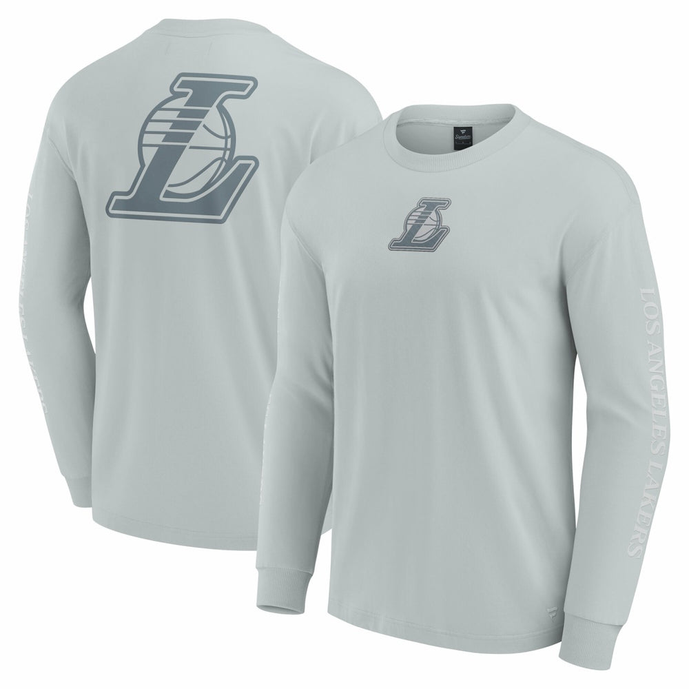Los Angeles Lakers Elements Strive Long Sleeve T-Shirt  Gray | Fanatics