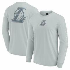 Los Angeles Lakers Elements Strive Long Sleeve T-Shirt  Gray | Fanatics