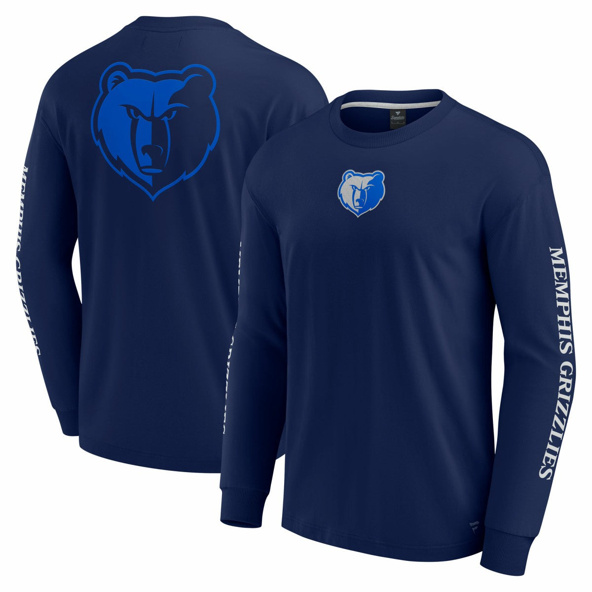 Memphis Grizzlies Elements Strive Long Sleeve T-Shirt  Navy | Fanatics for sale