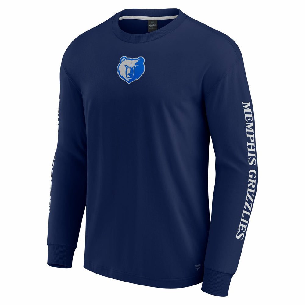Memphis Grizzlies Elements Strive Long Sleeve T-Shirt  Navy | Fanatics for sale