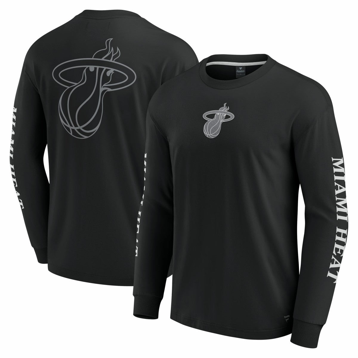 Miami Heat Elements Strive Long Sleeve T-Shirt  Black | Fanatics Lifestyle