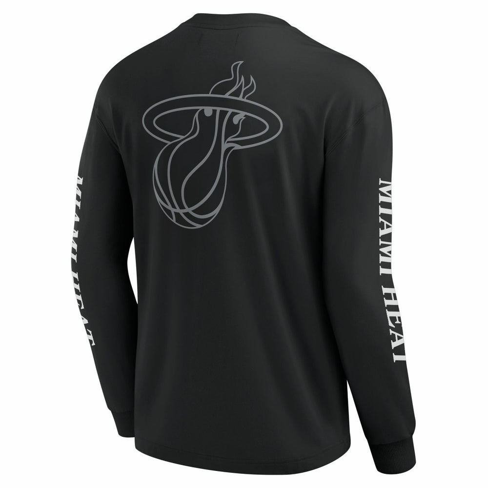 Miami Heat Elements Strive Long Sleeve T-Shirt  Black | Fanatics Lifestyle