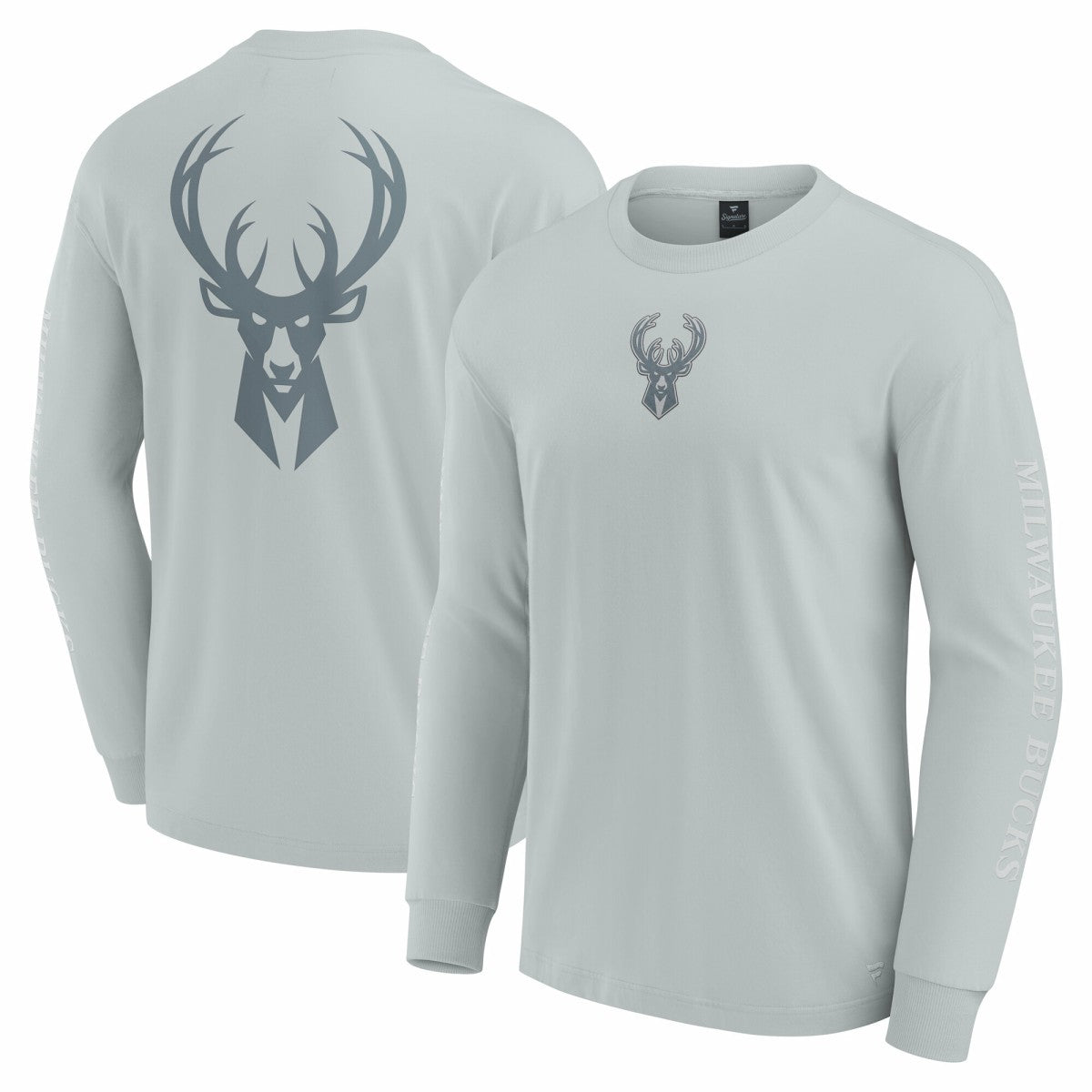Milwaukee Bucks Elements Strive Long Sleeve T-Shirt  Gray | Fanatics online