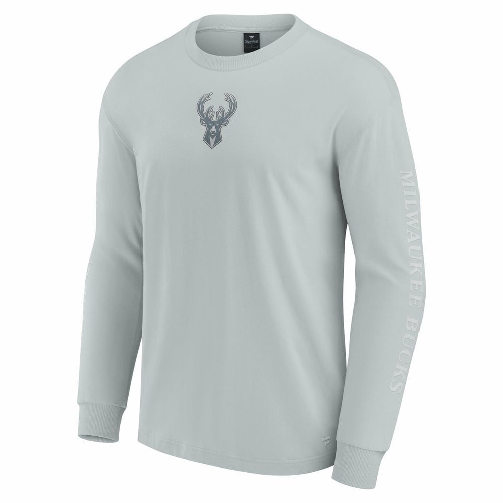 Milwaukee Bucks Elements Strive Long Sleeve T-Shirt  Gray | Fanatics online