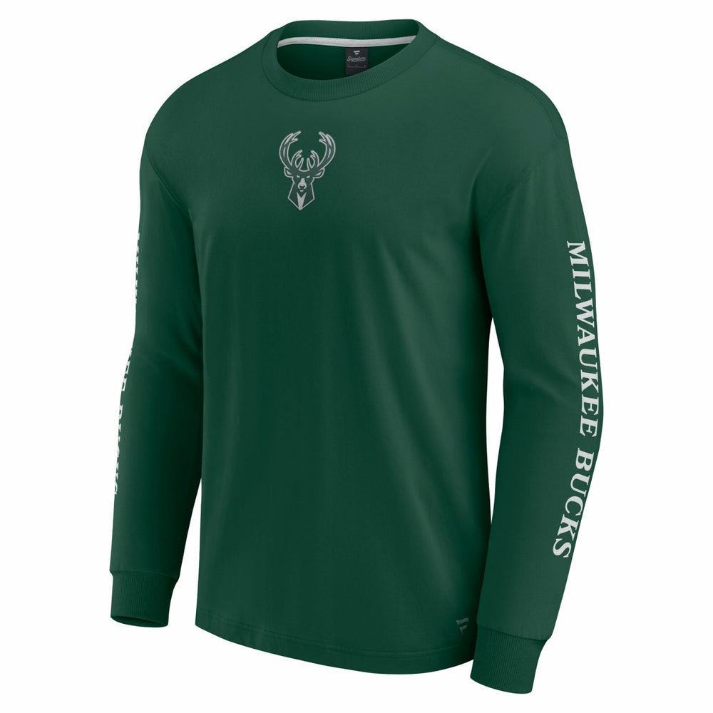 Milwaukee Bucks Elements Strive Long Sleeve T-Shirt  Hunter Green | Fanatics outlet