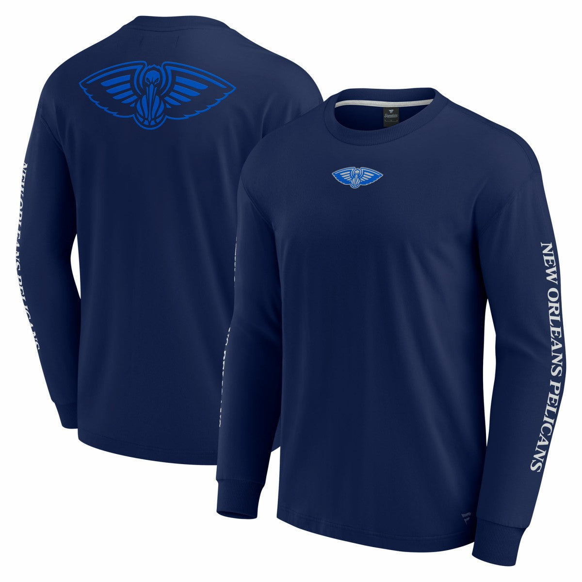 New Orleans Pelicans Elements Strive Long Sleeve T-Shirt  Navy | Fanatics for sale