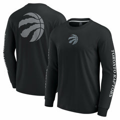 Toronto Raptors Elements Strive Long Sleeve T-Shirt  Black | Fanatics Lifestyle