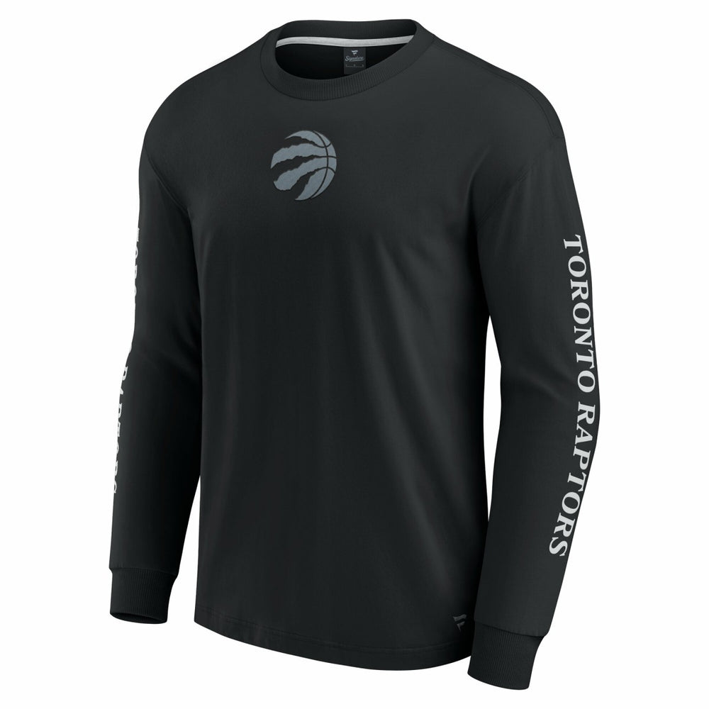 Toronto Raptors Elements Strive Long Sleeve T-Shirt  Black | Fanatics Lifestyle