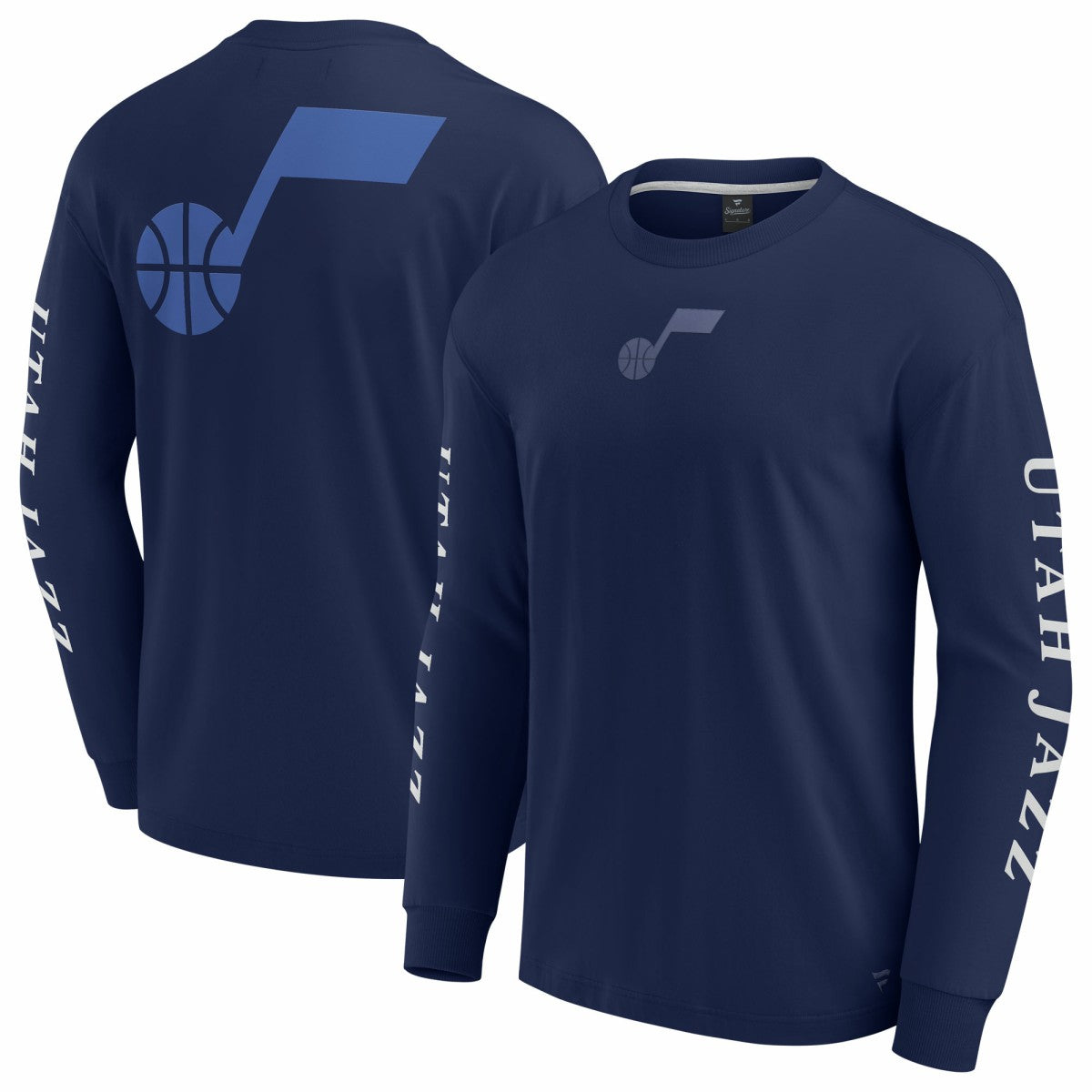 Utah Jazz Elements Strive Long Sleeve T-Shirt  Navy | Fanatics