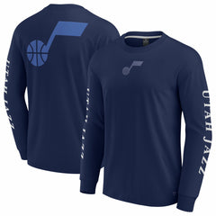 Utah Jazz Elements Strive Long Sleeve T-Shirt  Navy | Fanatics