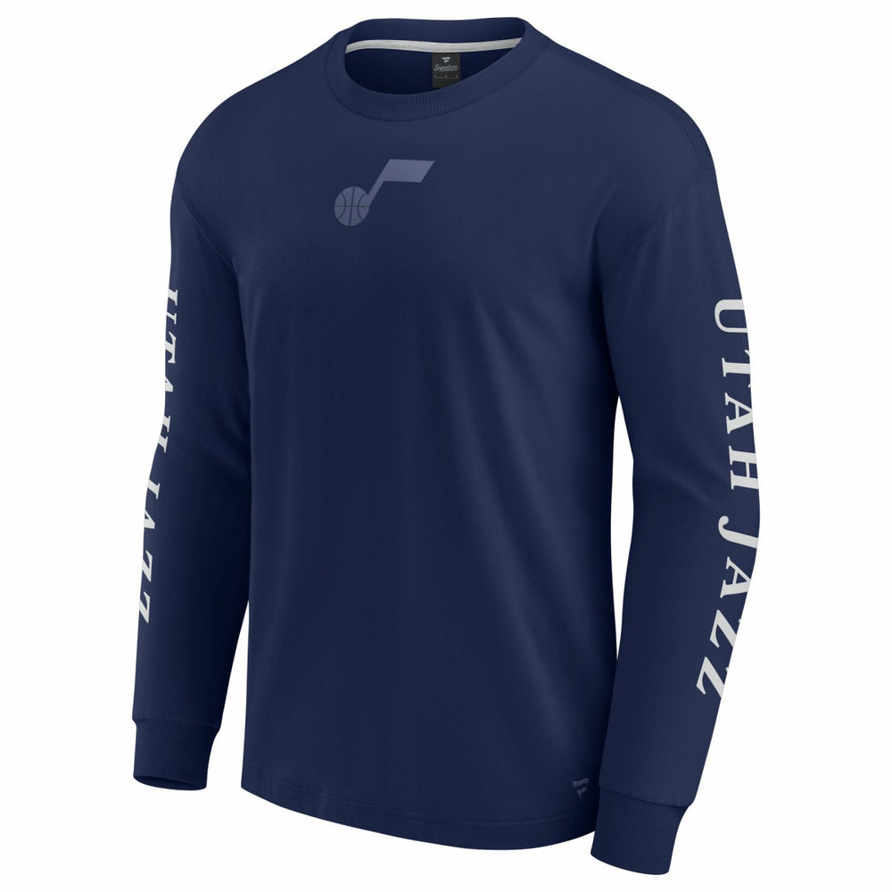 Utah Jazz Elements Strive Long Sleeve T-Shirt  Navy | Fanatics