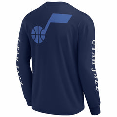 Utah Jazz Elements Strive Long Sleeve T-Shirt  Navy | Fanatics
