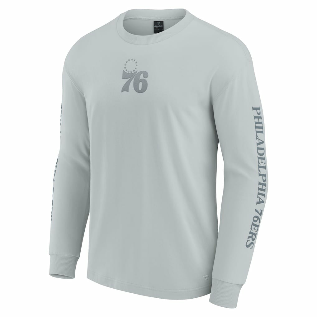 Philadelphia 76ers Elements Strive Long Sleeve T-Shirt  Gray | Fanatics online