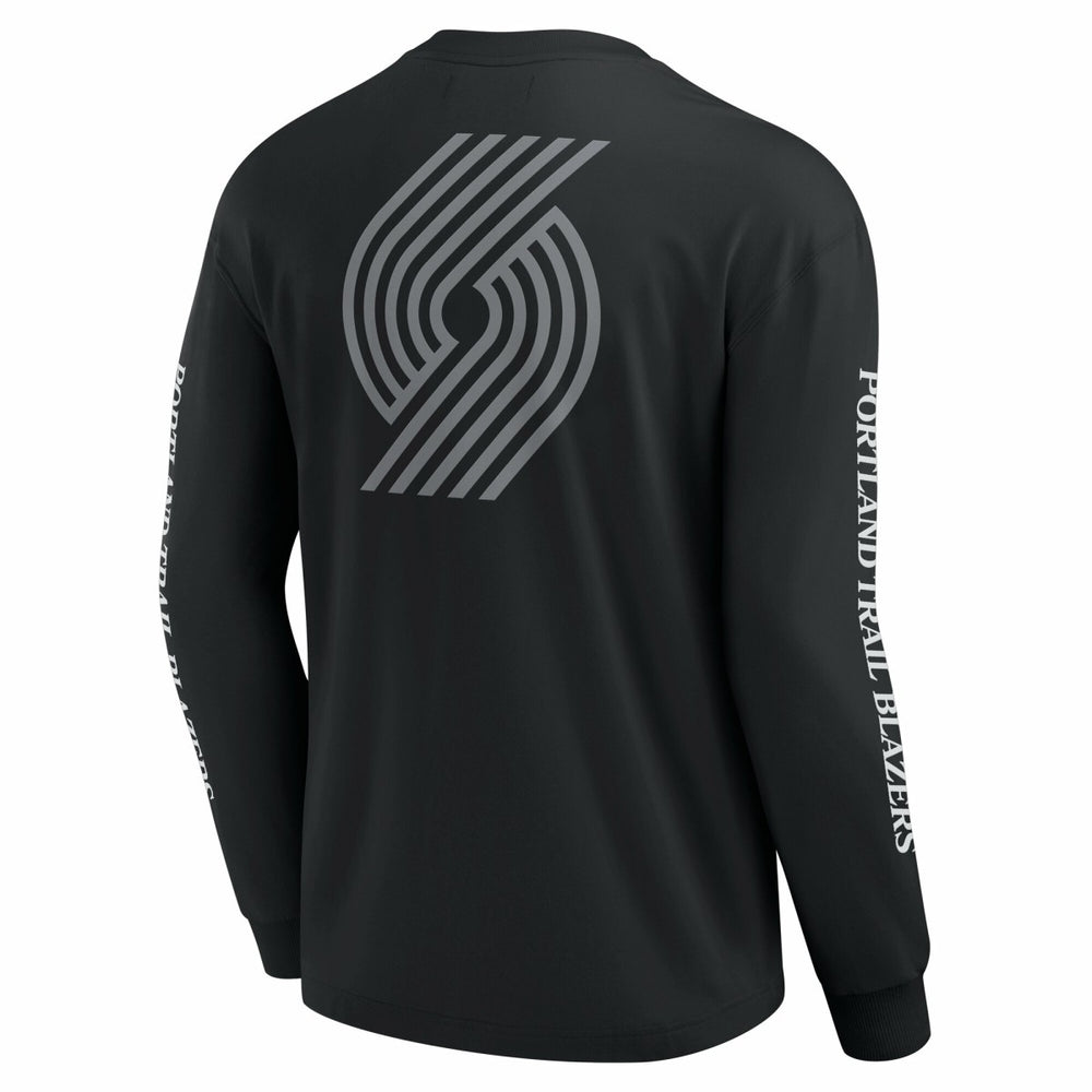 Portland Trail Blazers Elements Strive Long Sleeve T-Shirt  Black | Fanatics online