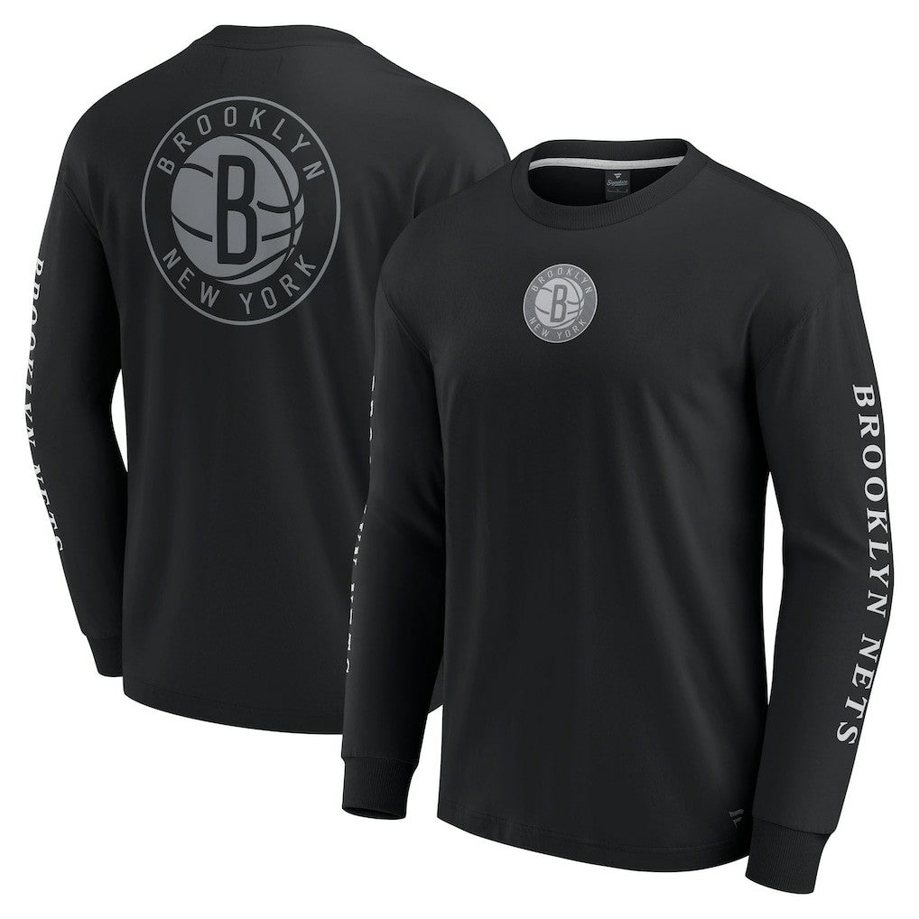 Brooklyn Nets Elements Strive Long Sleeve T-Shirt  Black | Fanatics online