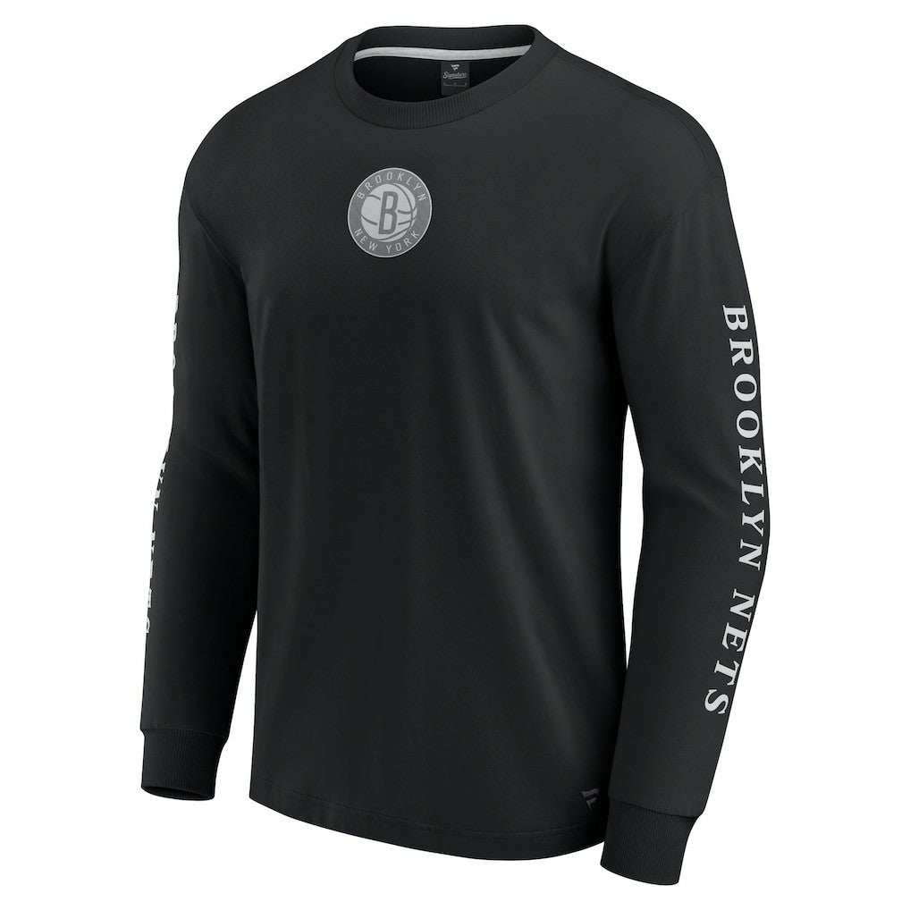 Brooklyn Nets Elements Strive Long Sleeve T-Shirt  Black | Fanatics online