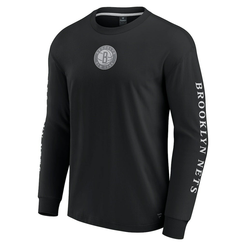 Brooklyn Nets Elements Strive Long Sleeve T-Shirt  Black | Fanatics online