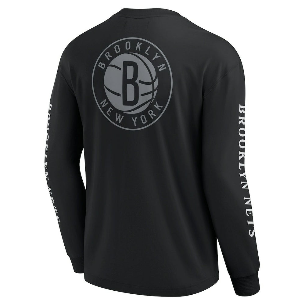 Brooklyn Nets Elements Strive Long Sleeve T-Shirt  Black | Fanatics online