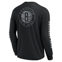 Brooklyn Nets Elements Strive Long Sleeve T-Shirt  Black | Fanatics online