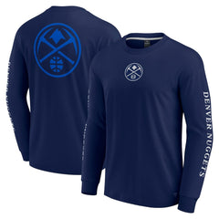 Denver Nuggets Elements Strive Long Sleeve T-Shirt  for sale Navy | Fanatics