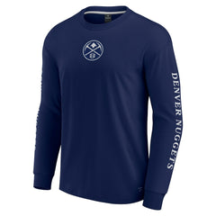 Denver Nuggets Elements Strive Long Sleeve T-Shirt  for sale Navy | Fanatics