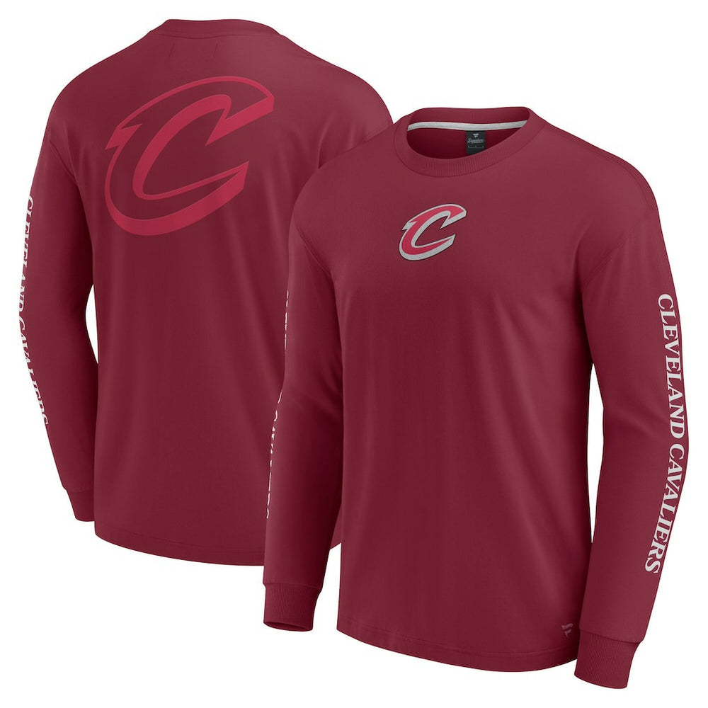 Cleveland Cavaliers Elements Strive Long Sleeve T-Shirt  for sale Wine | Fanatics discount