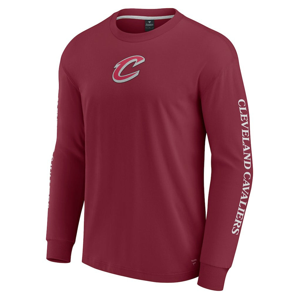 Cleveland Cavaliers Elements Strive Long Sleeve T-Shirt  for sale Wine | Fanatics discount