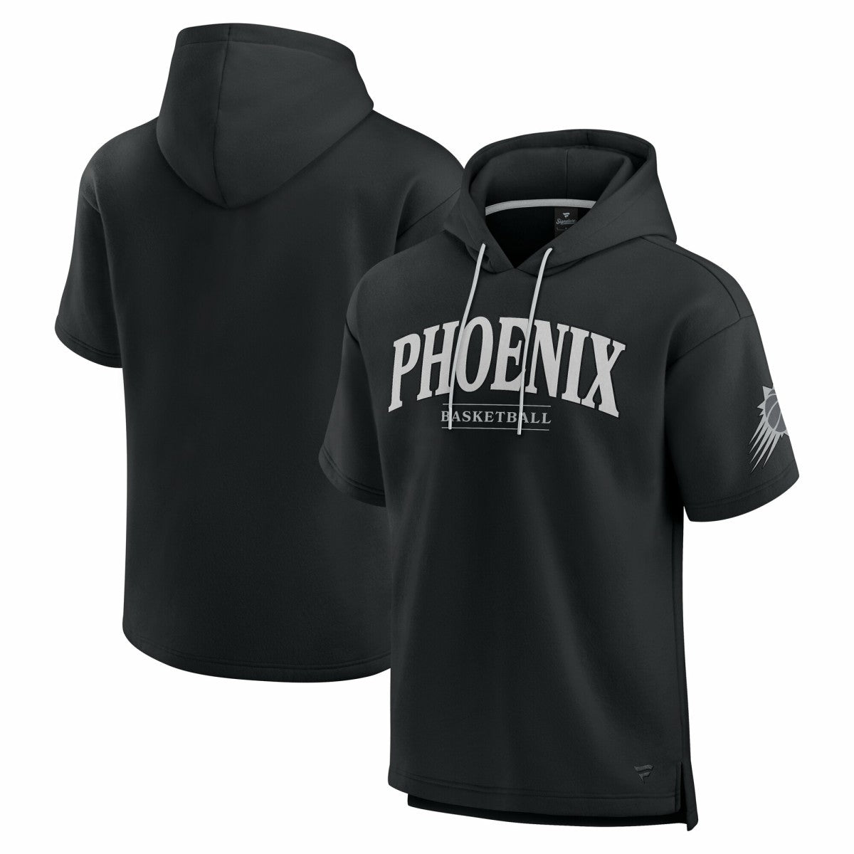 Phoenix Suns Elements Ready Short Sleeve Pullover Hoodie Black | Fanatics outlet