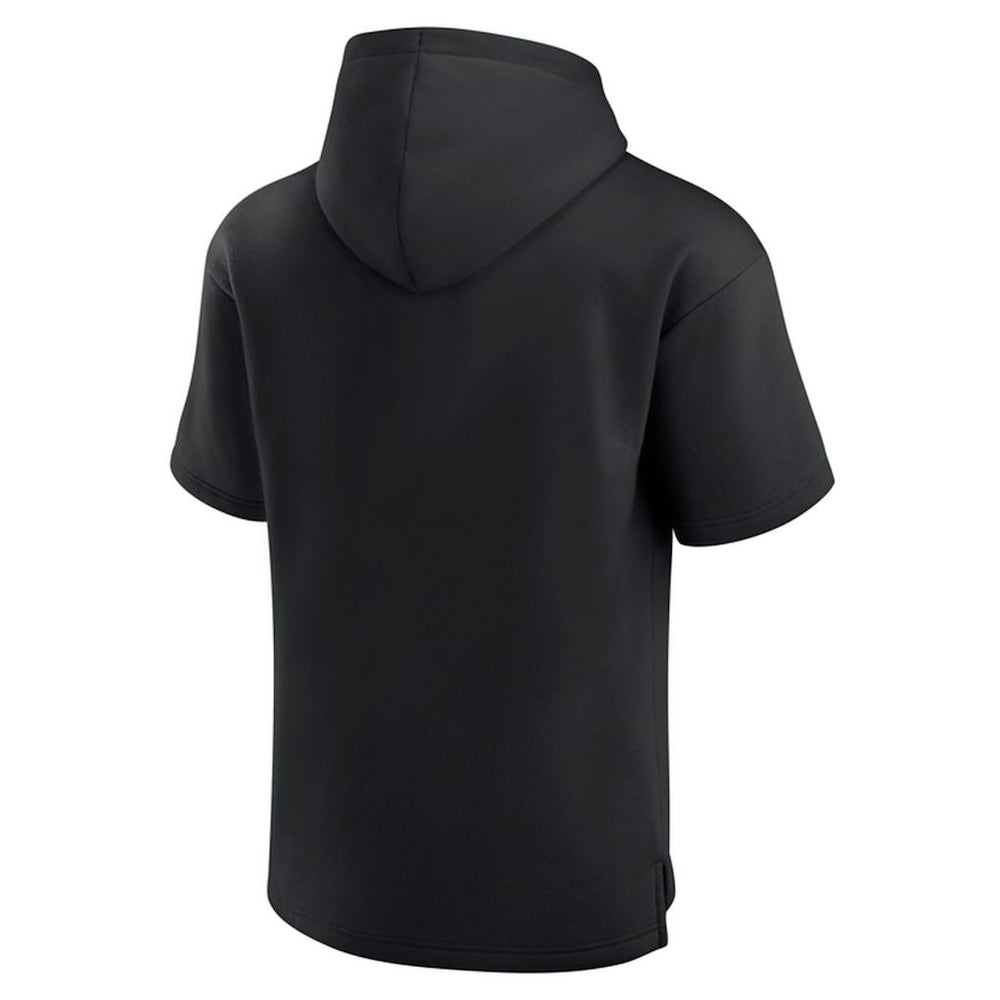 Chicago Bulls Elements Ready Short Sleeve Pullover Hoodie Black | Fanatics for sale