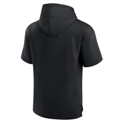 Chicago Bulls Elements Ready Short Sleeve Pullover Hoodie Black | Fanatics for sale