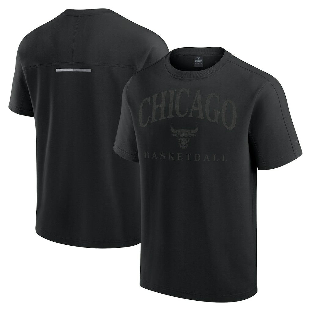 Chicago Bulls Flex Tri-Blend T-Shirt for sale Black | Fanatics for sale