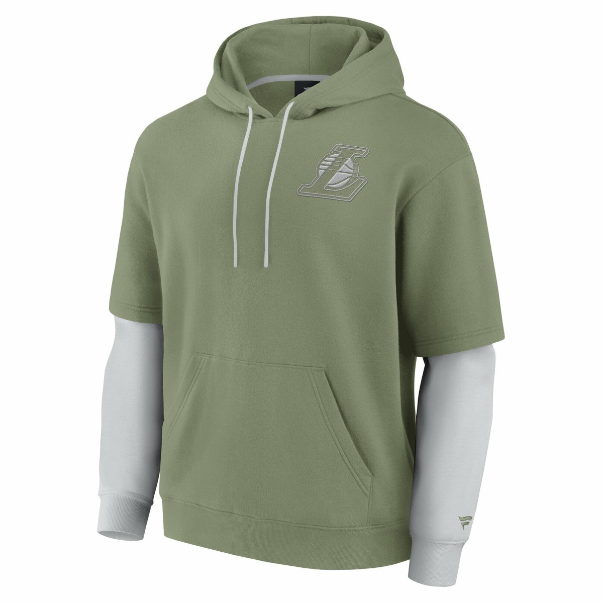Los Angeles Lakers Elements Sleek Pullover Hoodie Olive | Fanatics online