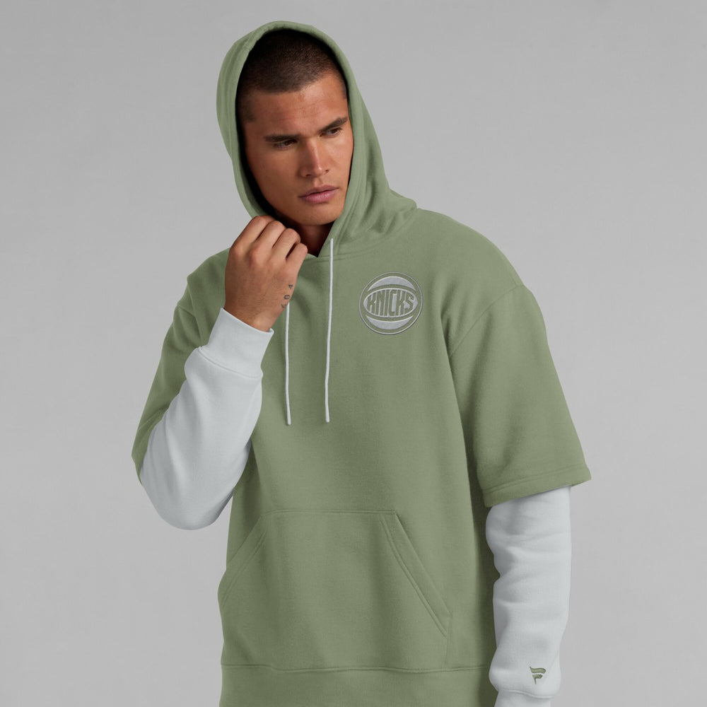 New York Knicks Elements Sleek Pullover Hoodie Olive | Fanatics outlet