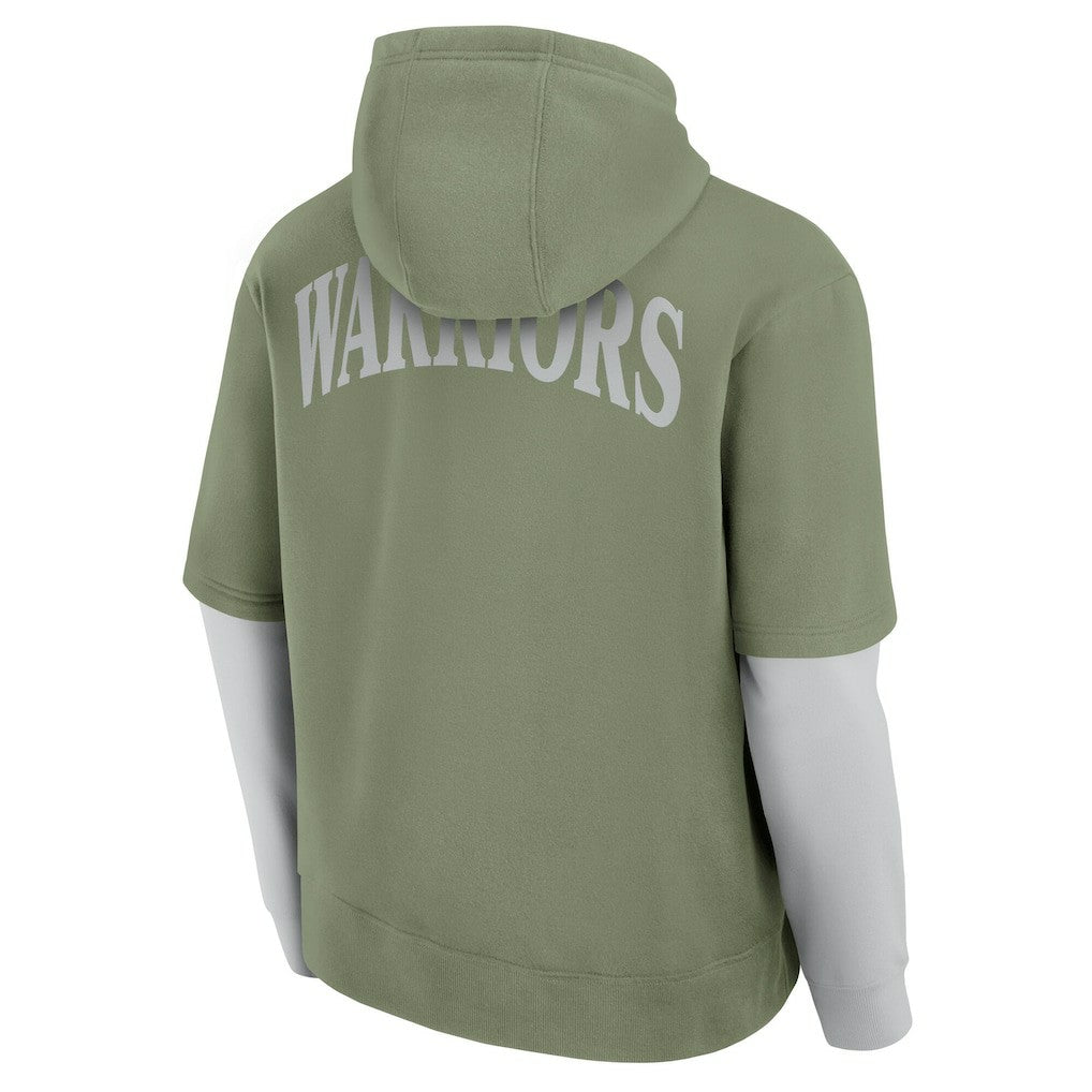 Golden State Warriors Elements Sleek Pullover Hoodie for sale Olive | Fanatics for sale