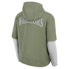 Golden State Warriors Elements Sleek Pullover Hoodie for sale Olive | Fanatics for sale