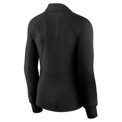 Philadelphia 76ers Women's Elements Match Raglan Quarter-Zip Top Black | Fanatics online