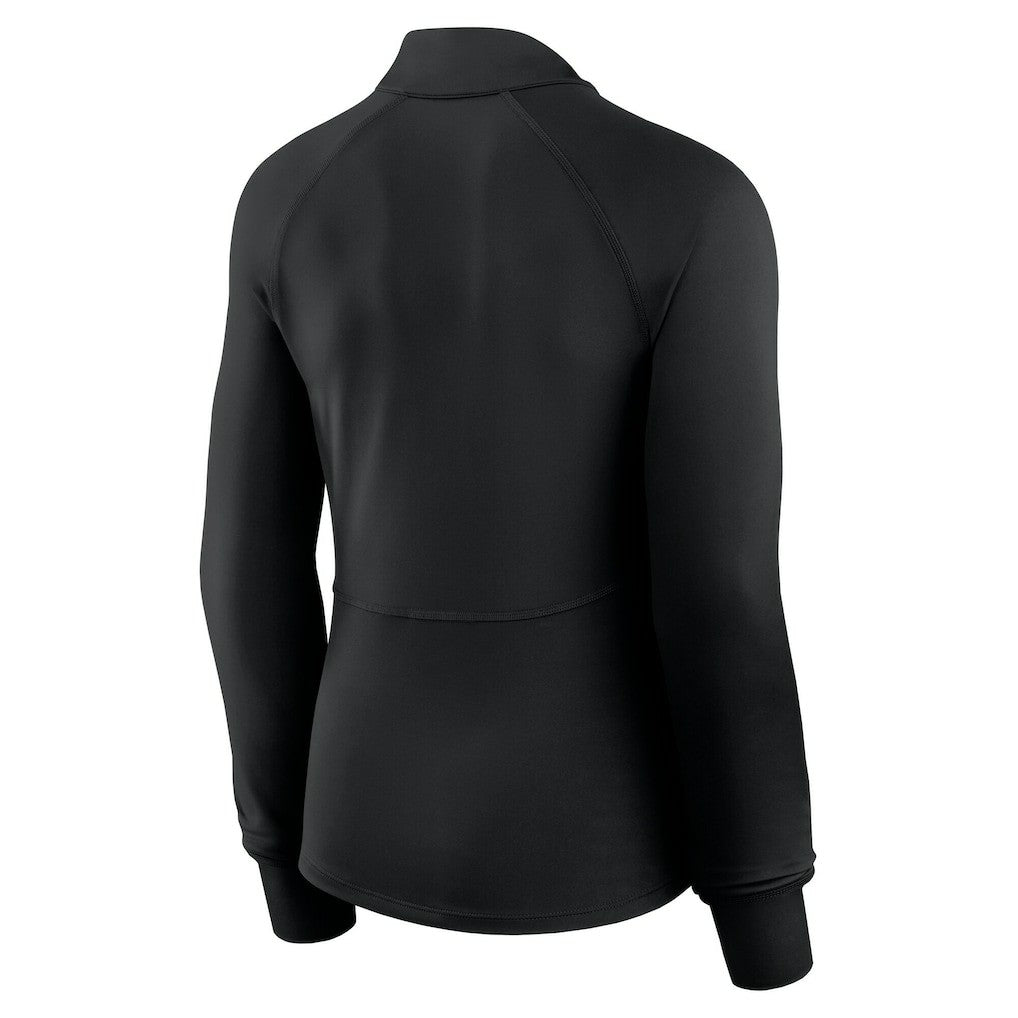 Boston Celtics Women's Elements Match Raglan Quarter-Zip Top Black | Fanatics for sale