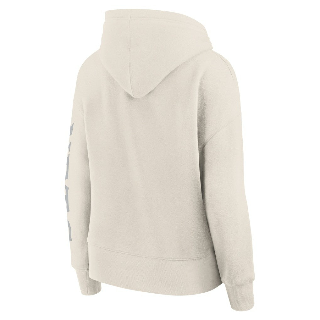 Brooklyn Nets Women's Elements Next Pullover Hoodie Cream | Fanatics outlet