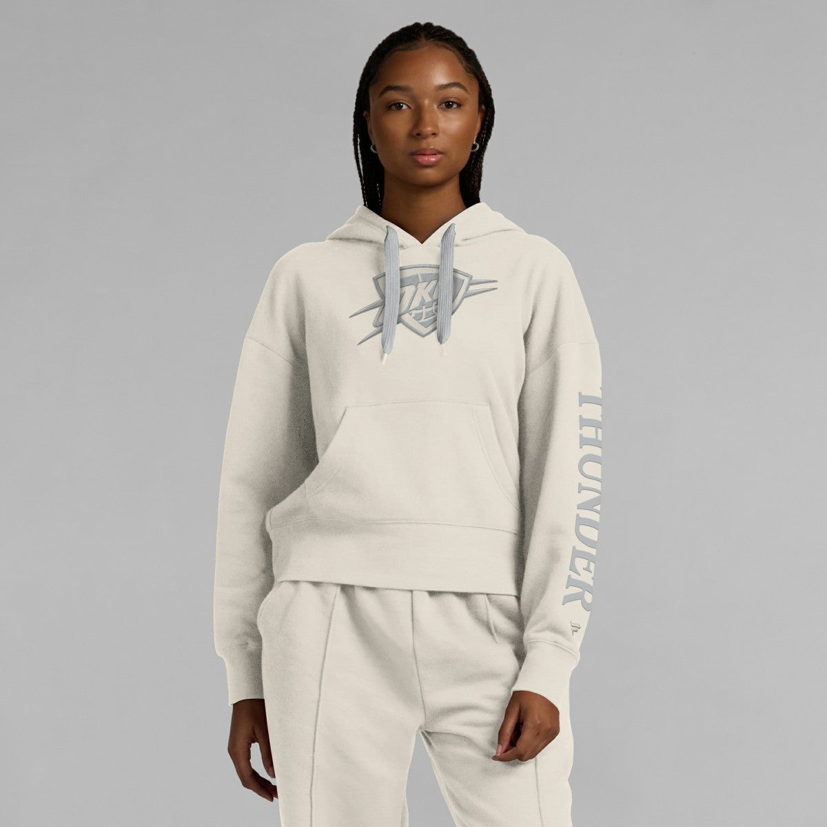Oklahoma City Thunder Women's Elements Next Pullover Hoodie Cream | Fanatics outlet