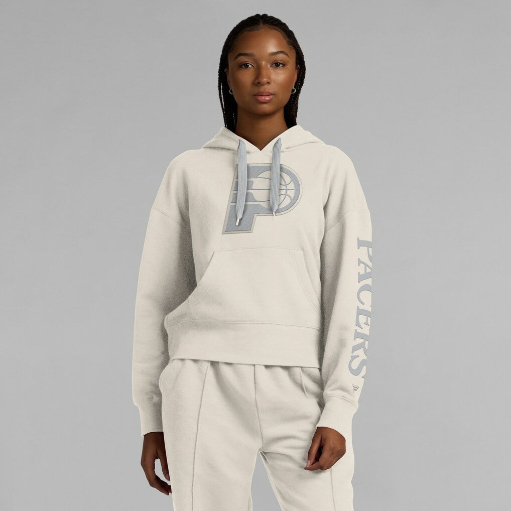 Indiana Pacers Women's Elements Next Pullover Hoodie Cream | Fanatics outlet
