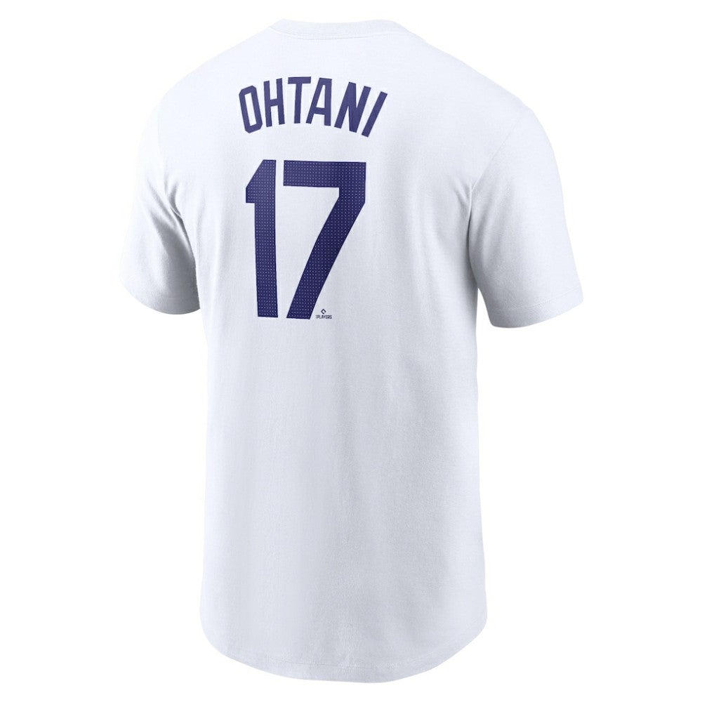 Shohei Ohtani Los Angeles Dodgers Nike 2024 Fuse Name & Number T-Shirt - White - Nike Discount