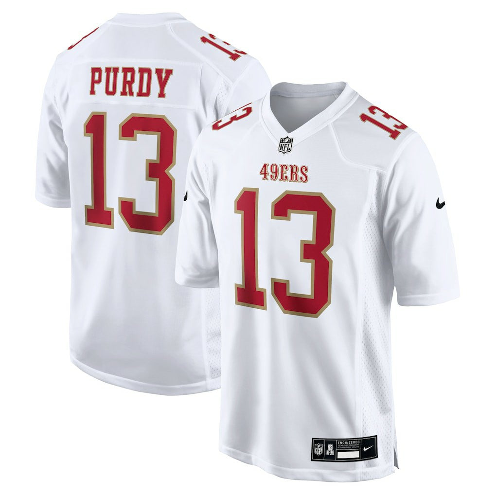 Nike Brock Purdy San Francisco 49ers Fashion Game Jersey Tundra White