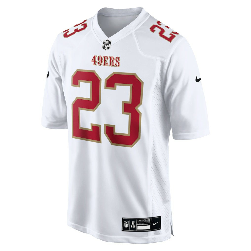 Nike Christian McCaffrey San Francisco 49ers Fashion Game Jersey White