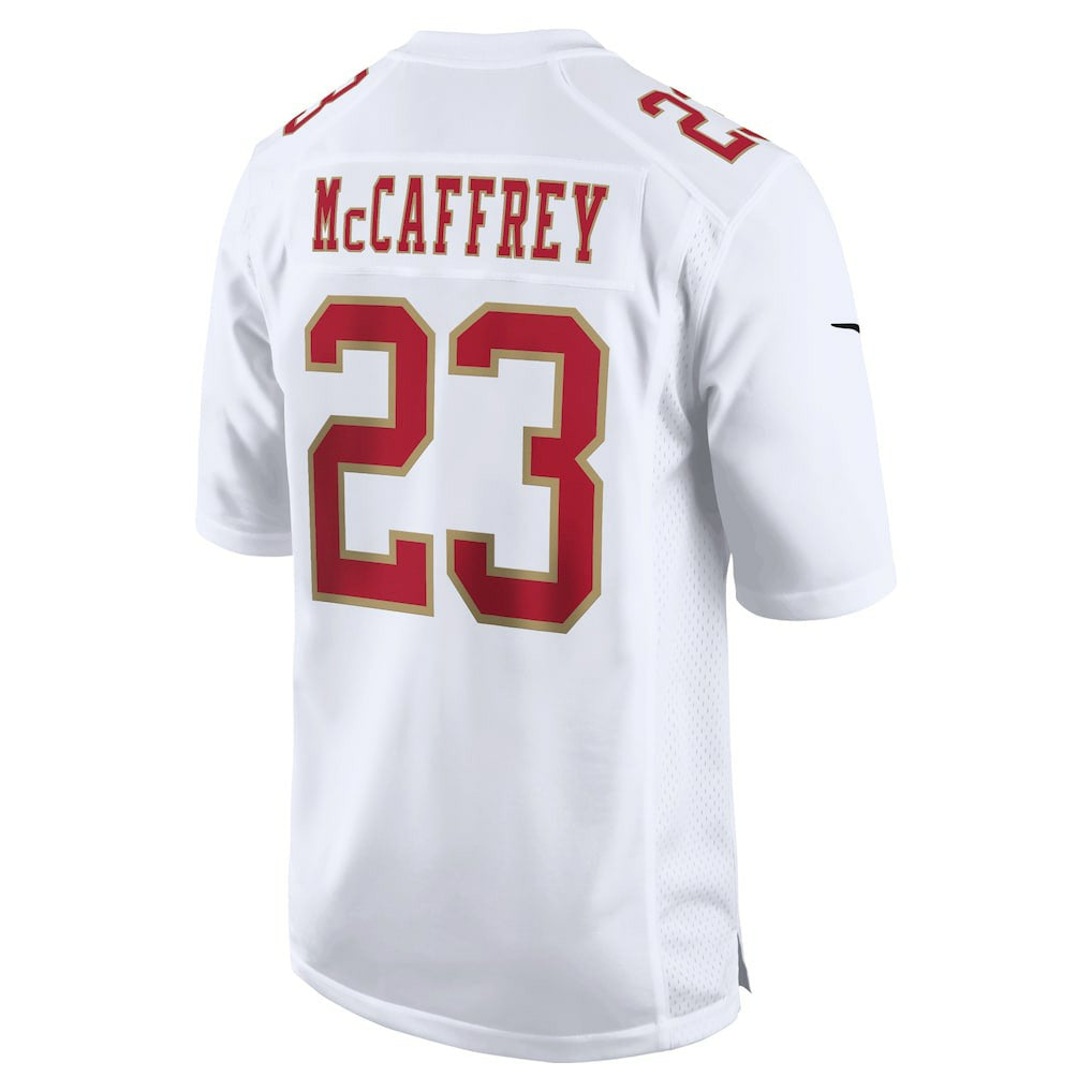 Nike Christian McCaffrey San Francisco 49ers Fashion Game Jersey White