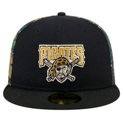 Pittsburgh Pirates New Era Digi Camo 59FIFTY Fitted Hat - Black - New Era Online