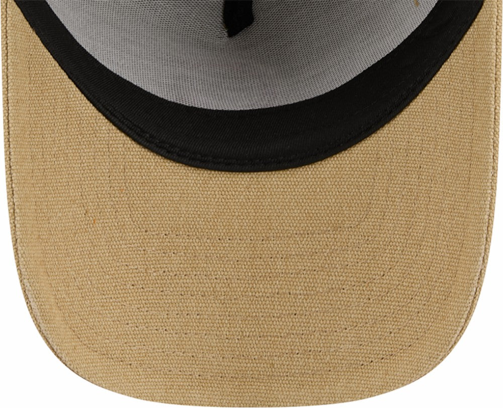 Chicago Cubs New Era Logo Essentials 9FORTY A-Frame Adjustable Hat - Khaki - New Era on Sale