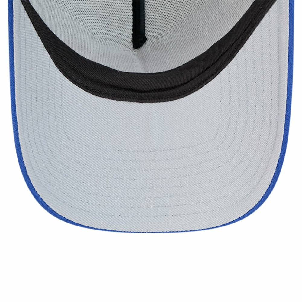 Atlanta Braves New Era Retro Wordmark 9FORTY A-Frame Trucker Adjustable Hat - White - New Era Discount