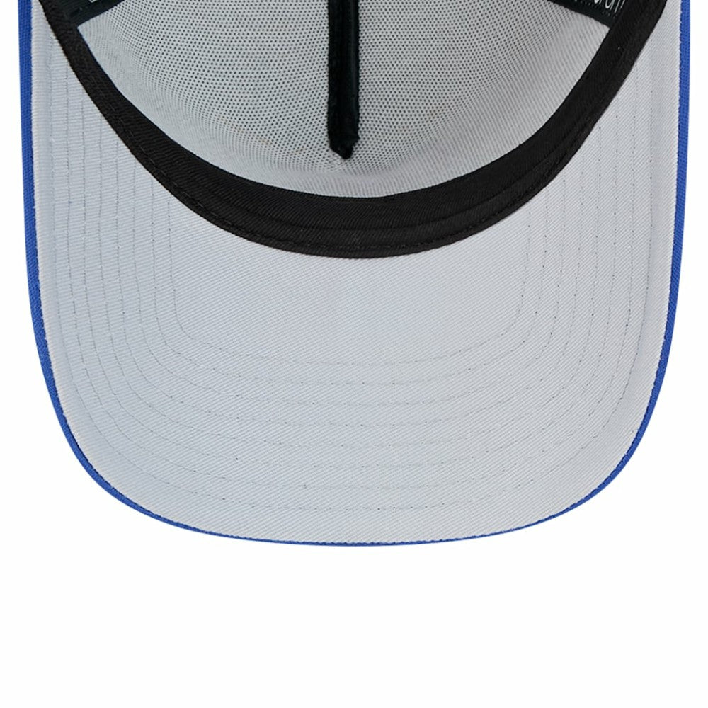 Chicago Cubs New Era Retro Wordmark 9FORTY A-Frame Trucker Adjustable Hat - White - New Era Discount