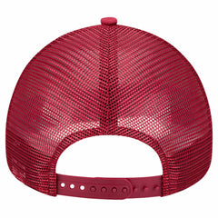 Philadelphia Phillies New Era Retro Wordmark 9FORTY A-Frame Trucker Adjustable Hat - White - New Era on Sale